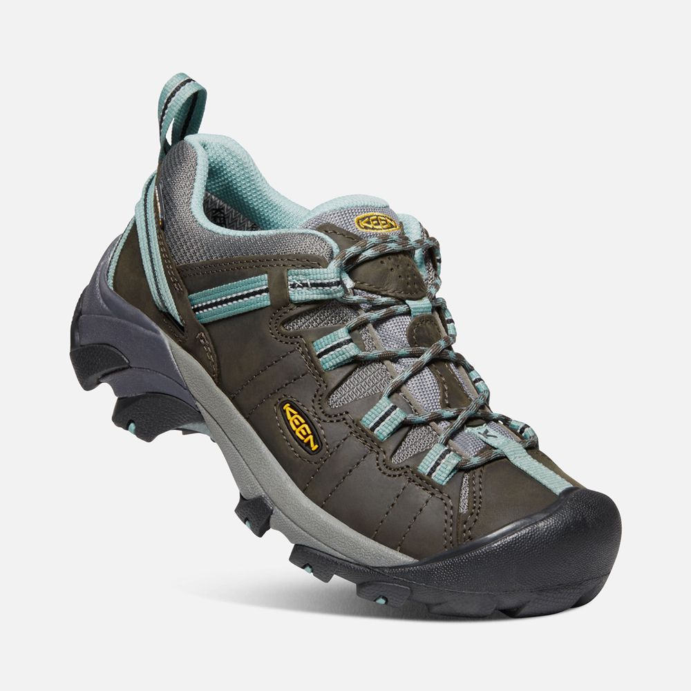 Keen Outdoor Ayakkabı Kadın Zeytin Yeşili/Siyah - Targhee Ii Waterproof - Türkiye DORF85416